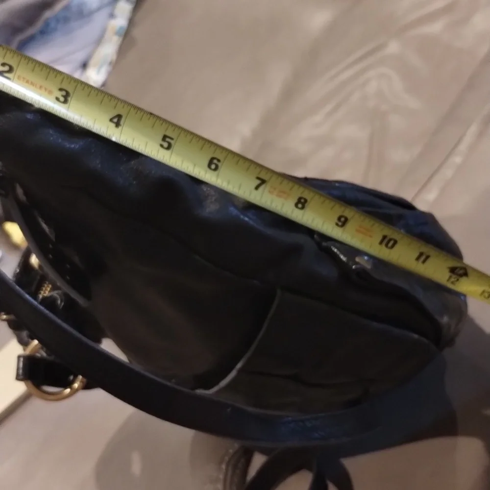 CHLOE Black Leather Braided Strap Heloise Hobo Bag Purse - Picture 13 of 13